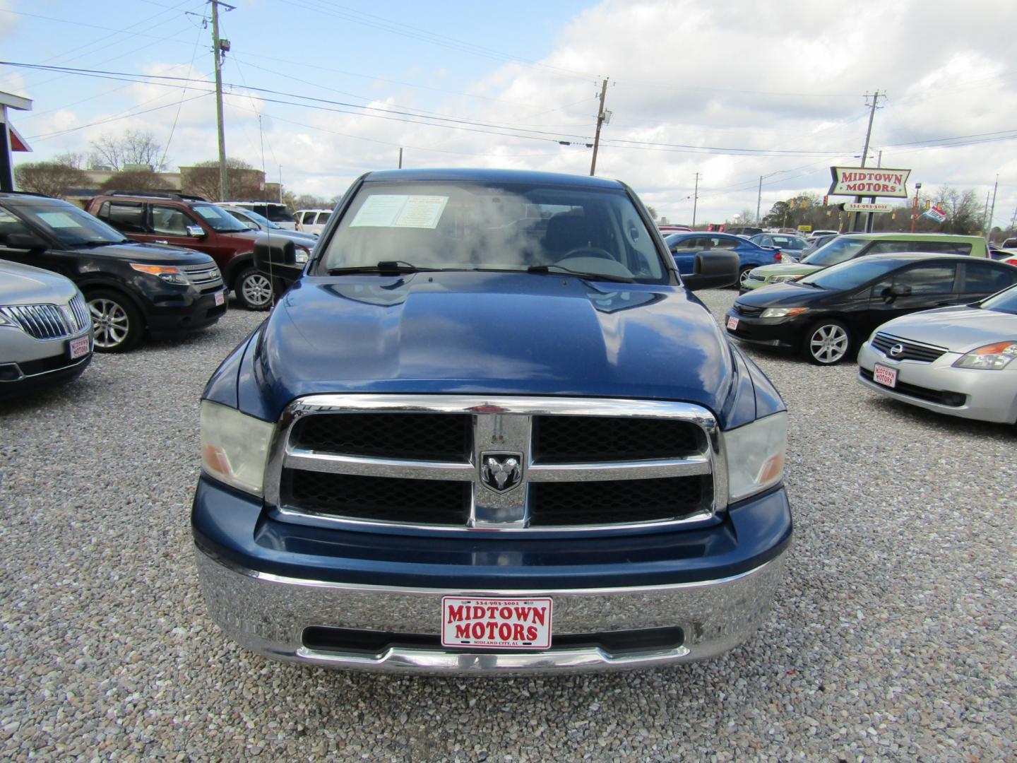 2011 Blue /Gray Dodge Ram 1500 SLT Quad Cab 2WD (1D7RB1GP1BS) with an 4.7L V8 SOHC 16V FFV engine, Automatic transmission, located at 15016 S Hwy 231, Midland City, AL, 36350, (334) 983-3001, 31.306210, -85.495277 - Photo#1